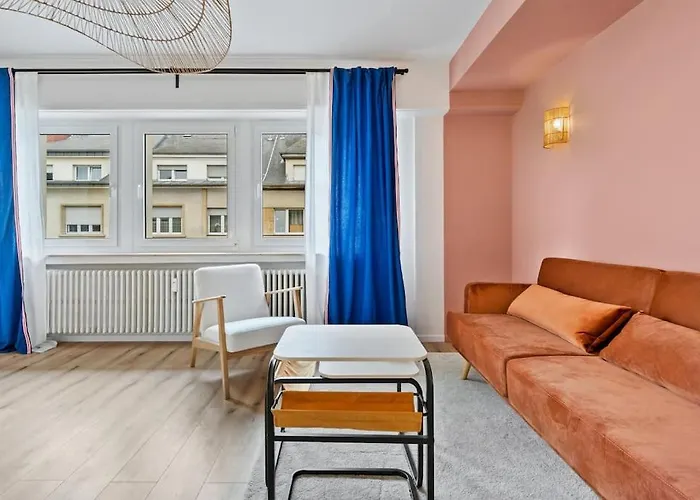 Contemporain 1br Retro Chic Quartier Bonnevoie